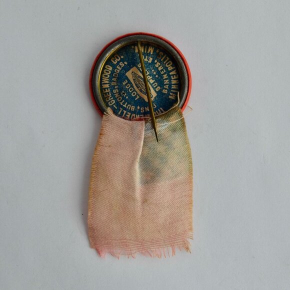 Antique 1918 Hardanger Violinist Association Telelag Pin Chippewa Falls Violin - Picture 4 of 6